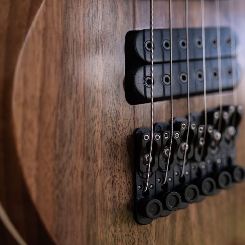 Constance B5 Fretless Body Closeup